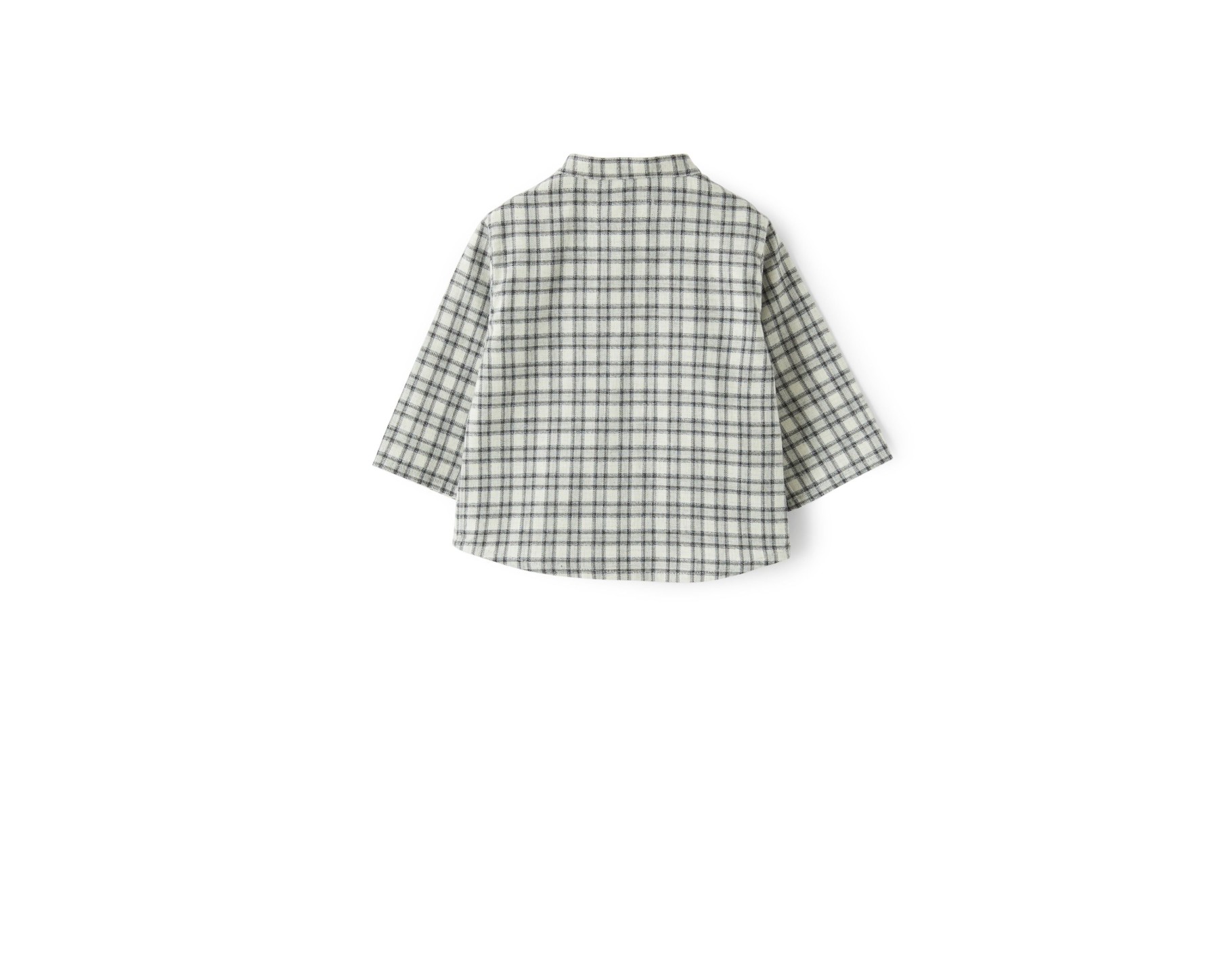 Teddy & Minou checked print shirt