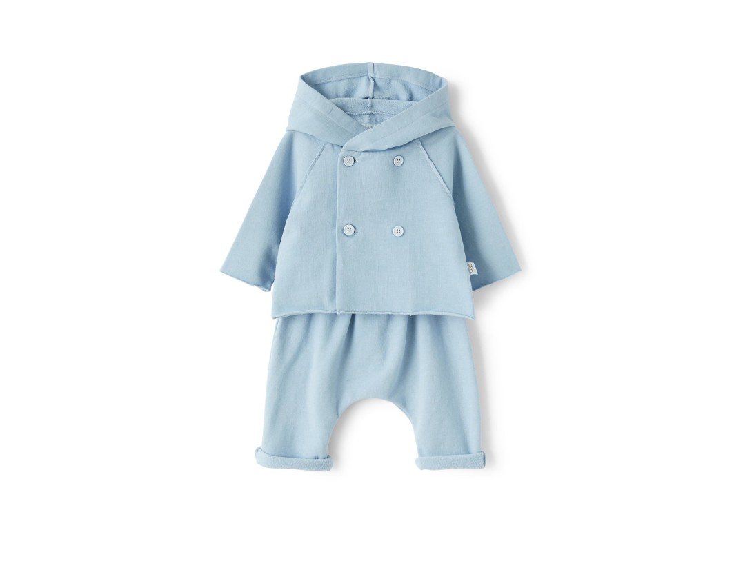 Teddy & Minou Two-piece set in organic fleece