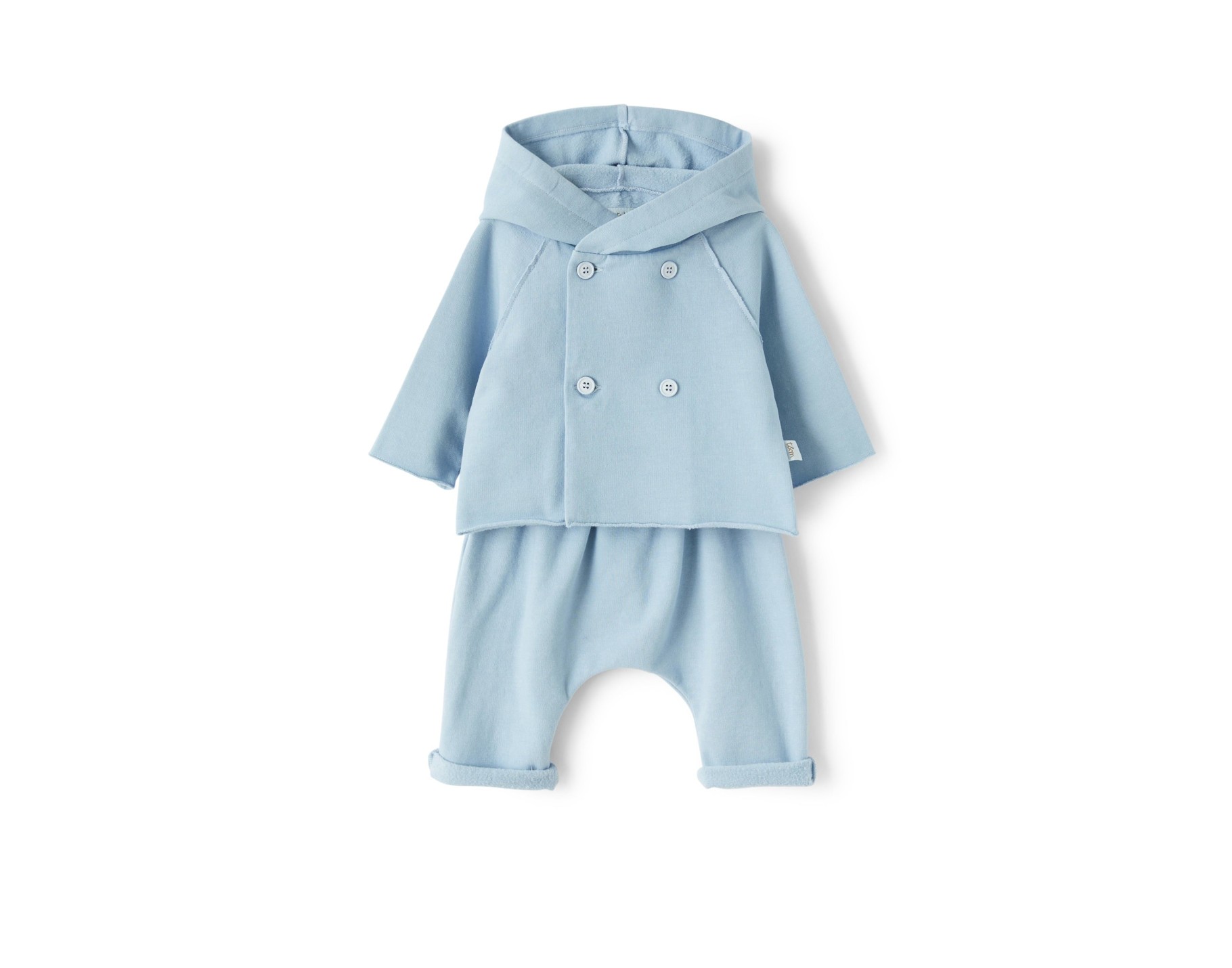 Teddy & Minou Two-piece set in organic fleece