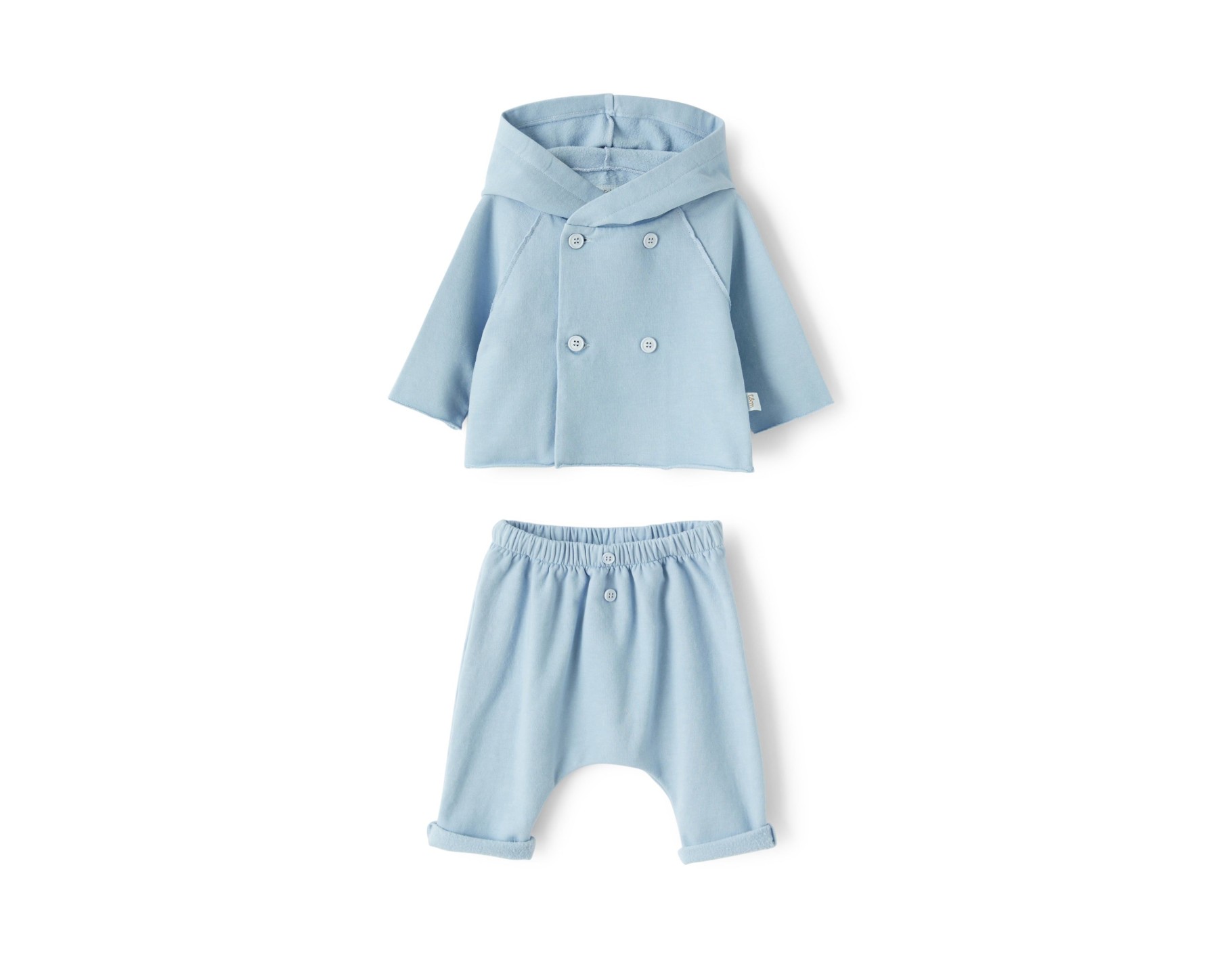 Teddy & Minou Two-piece set in organic fleece