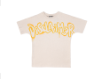 DISCLAIMER T-SHIRT  IN JERSEY/BEIGE