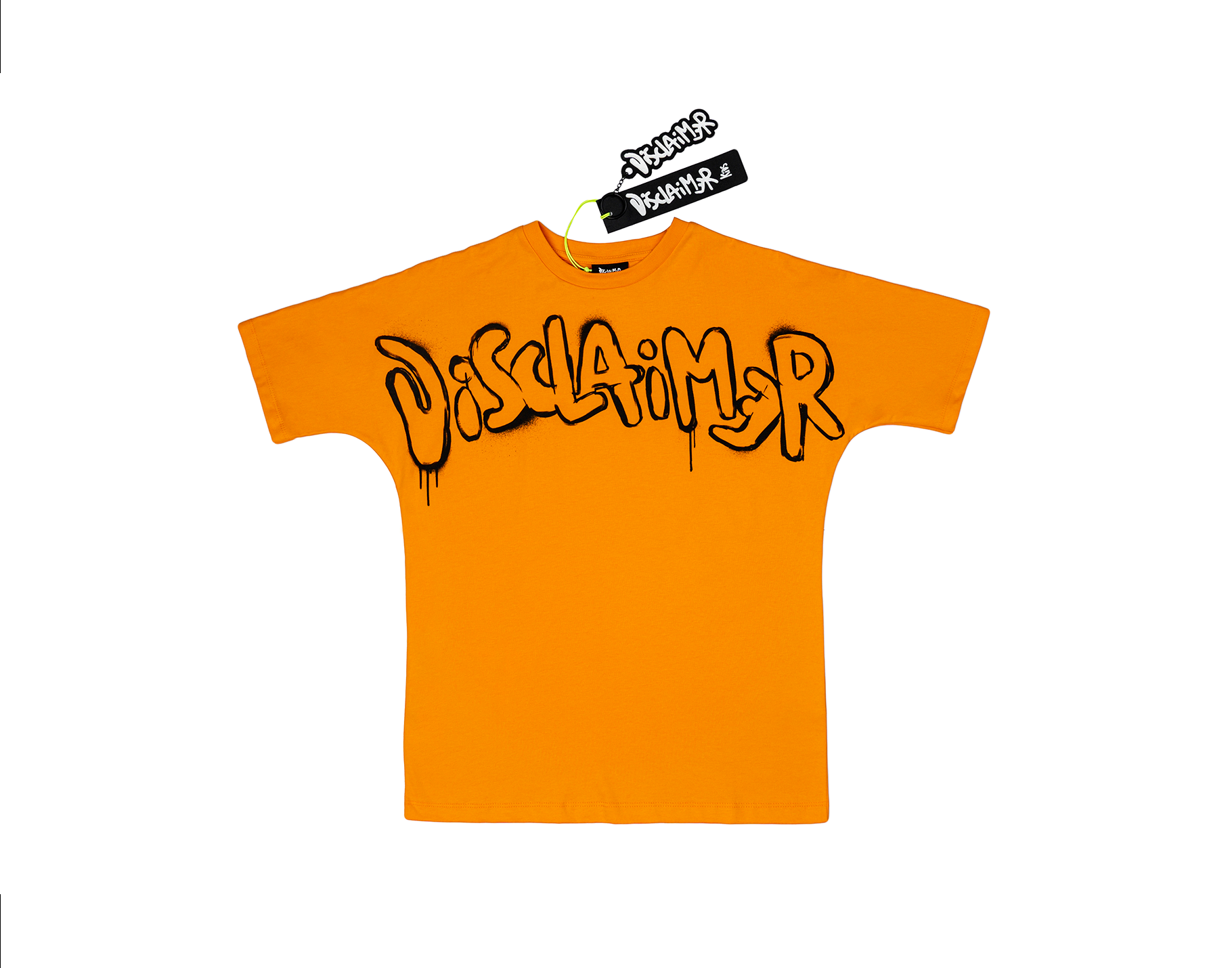 DISCLAIMER T-SHIRT  IN JERSEY/ORANGE