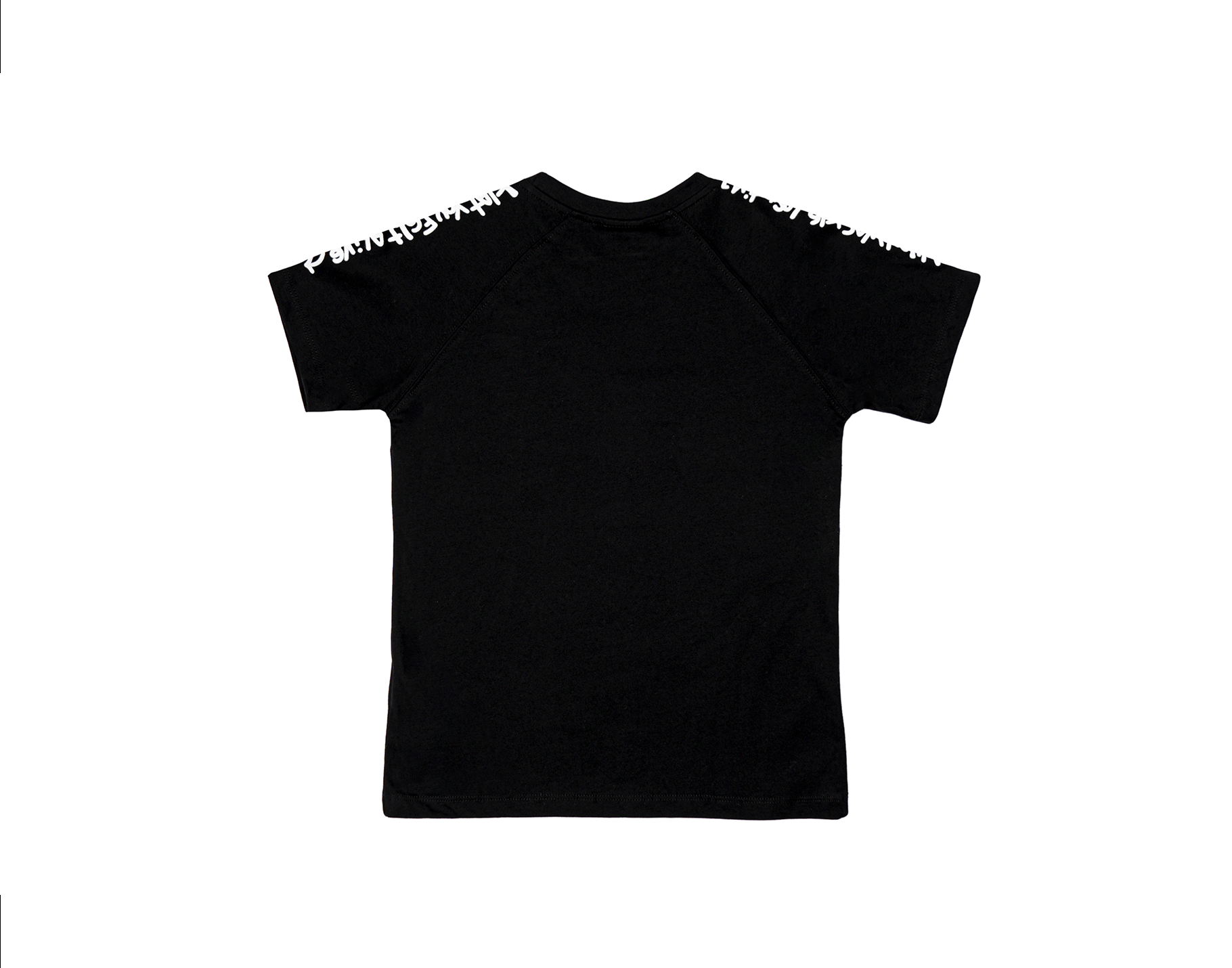 DISCLAIMER T-SHIRT IN JERSEY/BLACK