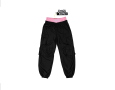 DISCLAIMER TROUSERS BIMBA IN NYLON/ BLACK