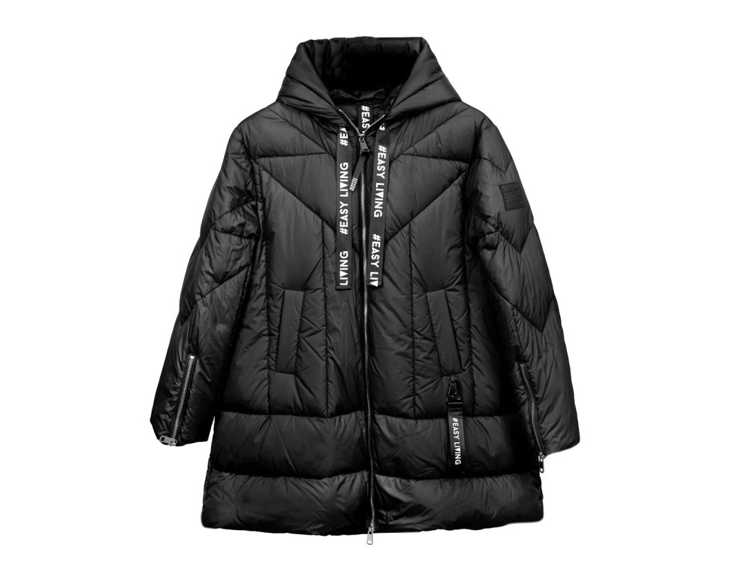 Long Quilted Padded Parka