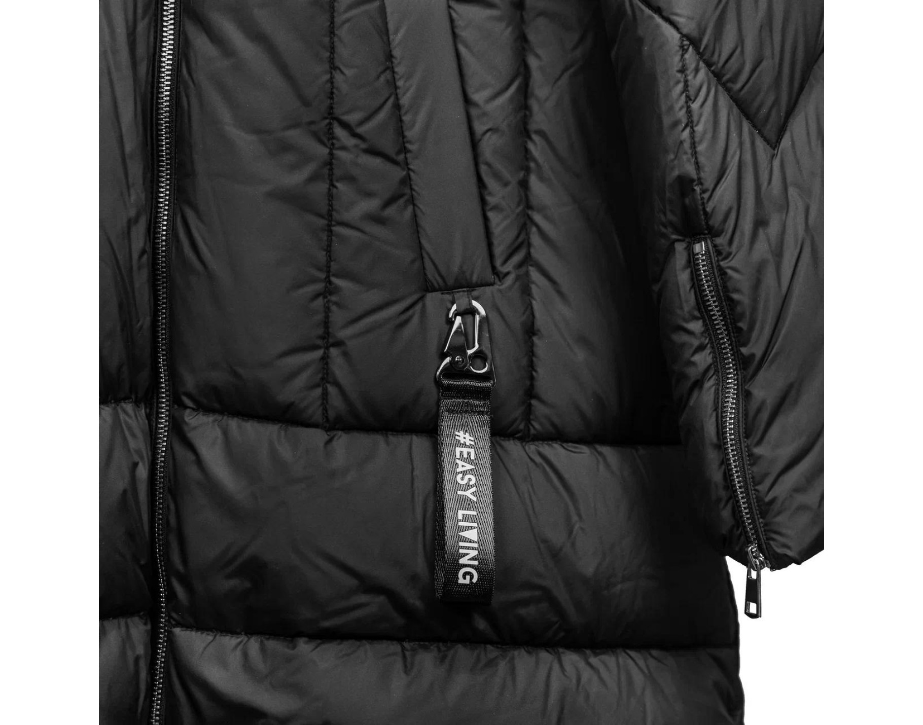 Long Quilted Padded Parka