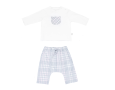 Teddy&Minou Two-piece set in checked technowool