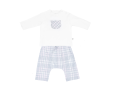 Teddy&Minou Two-piece set in checked technowool