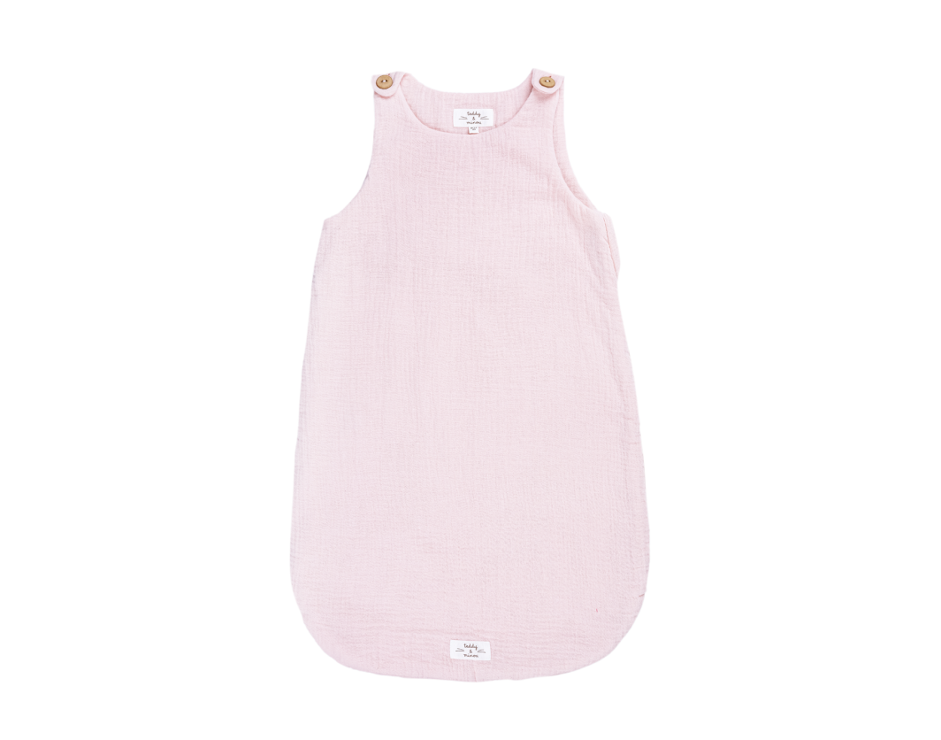 TEDDY & MINOU SLEEPING BAG SMOOTHIE PINK