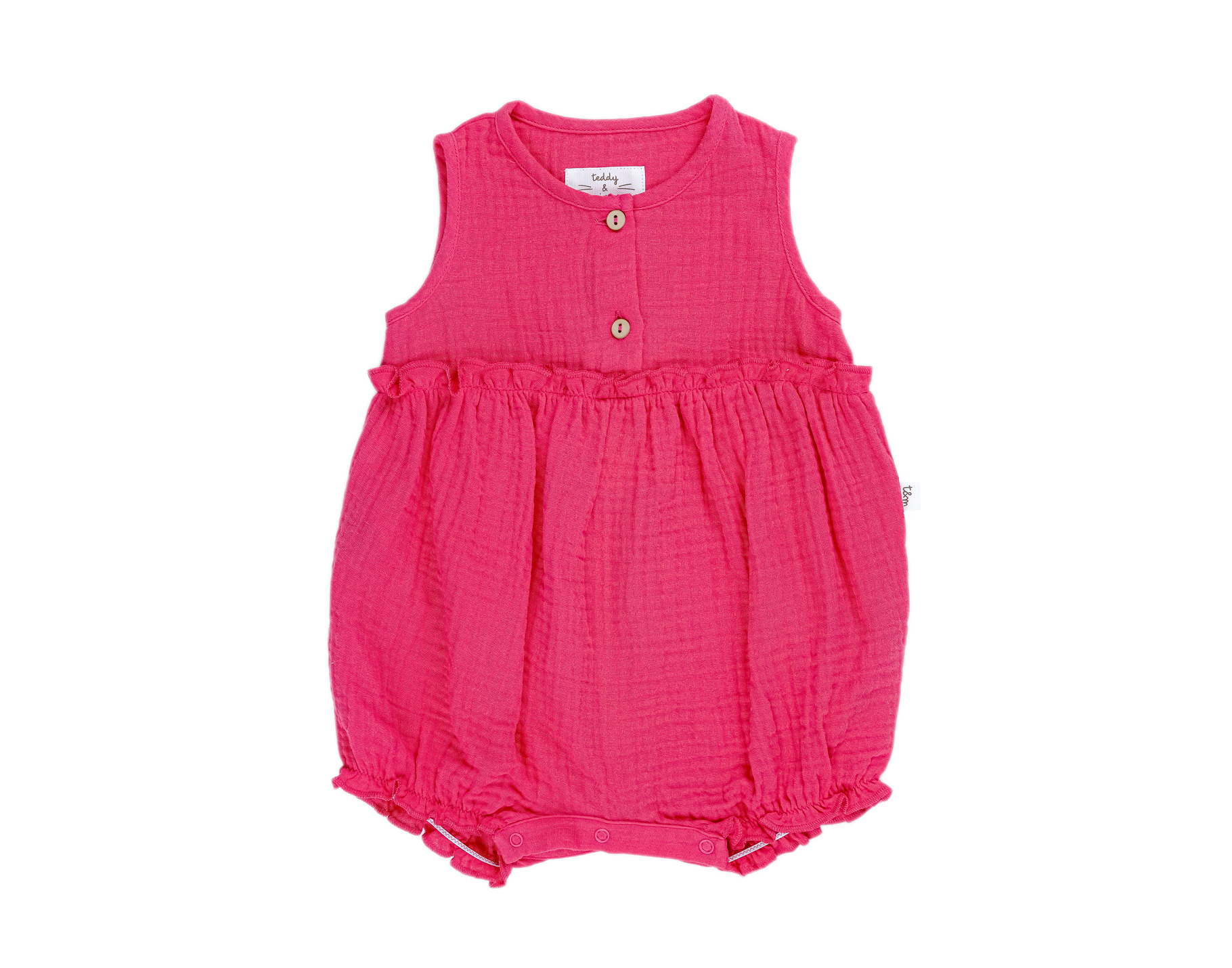 TEDDY & MINOU ROMPER STRAWBERRY